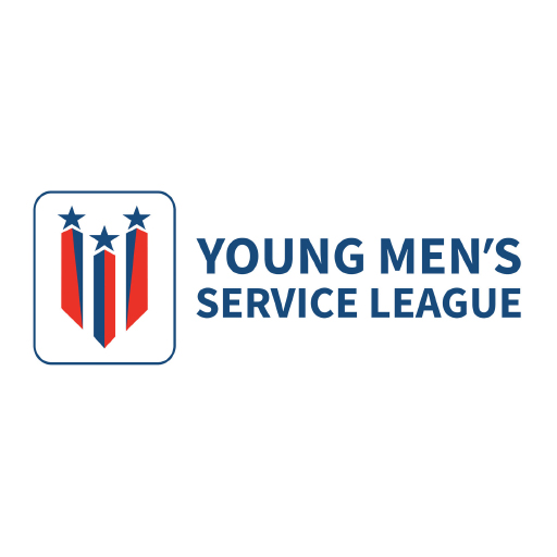 Logotipo de la Liga de Servicio de Hombres Jóvenes
