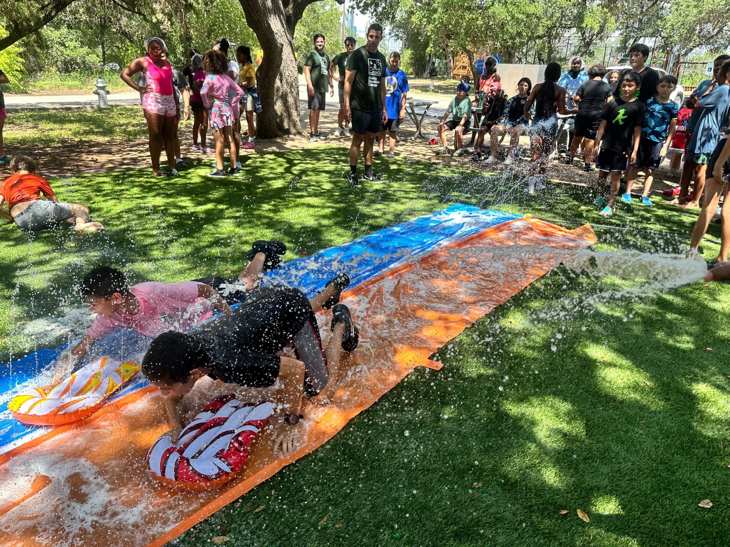 kids playing outside